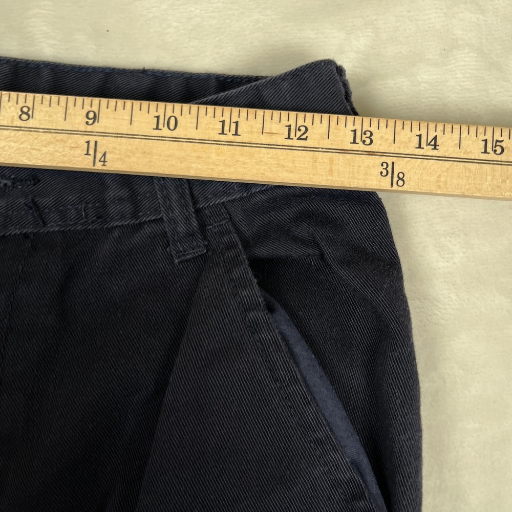 J Galt Cargo Pants Womens Small Navy Blue Twill Relaxed Straight Utility Pockets - Picture 5 of 10